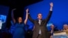 Kentucky's Attorney General Andy Beshear, running for governor against Republican incumbent Matt Bevin, reacts to statewide election results at his watch party in Louisville, Kentucky, U.S. November 5, 2019.