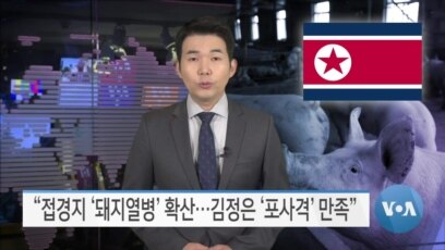 [VOA 뉴스] “‘돼지열병’ 급속 확산…김정은 ‘포사격’ 만족”