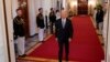 El presidente Joe Biden llega a la ceremonia de la Medalla de Honor en la Casa Blanca, el miércoles 3 de julio de 2024, en honor póstumo a dos soldados que formaron parte de un contingente del Ejército de la Unión que robó un tren confederado durante la Guerra Civil.