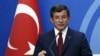 Turkish Prime Minister Ahmet Davutoglu speaks to the media at the headquarters of his ruling Justice and Development Party, AKP, in Ankara, May 5, 2016. 