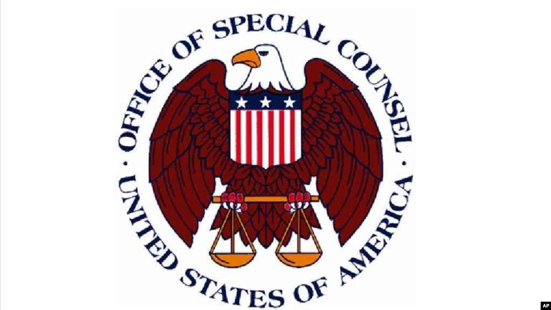 FILE - The seal of the U.S. Office of Special Counsel.