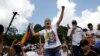 Women March Against Maduro's Government in Venezuela