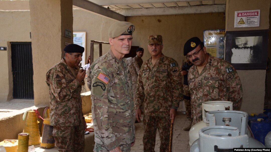US CENTCOM Chief Gen. Joseph Votel visits North Waziristan, Pakistan, Aug. 19, 2017. 