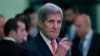U.S. Secretary of State John Kerry arrives to address the media during a news conference on the sidelines of the of NATO foreign ministers conference in Antalya, Turkey, May 13, 2015. 