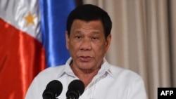 Rais wa zamani wa Ufilipino Rodrigo Duterte