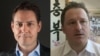 被中国拘押的加拿大公民康明凯(Michael Kovrig，左 ) 和迈克尔·斯帕弗(Michael Spavor) 