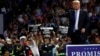 President Donald Trump waves after speaking during a rally, Aug. 21, 2018, in Charleston, West Virginia. 