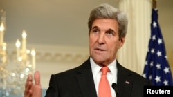 FILE - U.S. Secretary of State John Kerry, pictured in Washington, Oct. 7, 2016, will become the first secretary of state and the most senior U.S. official ever to visit Antarctica.