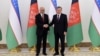 Afg'oniston Prezidenti Ashraf G'ani O'zbekiston rahbari Shavkat Mirziyoyev bilan, 2018
