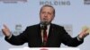 Turkey's President Recep Tayyip Erdogan addresses a business meeting in Istanbul, Nov. 9, 2016.