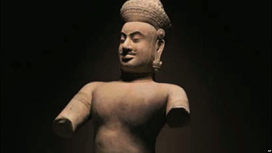 Priceless antiquities - like this statue - were looted from Koh Ker, Cambodia, and have been or are being sold, amid a growing outcry against the legality of doing so.
