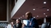 Charles Brown Jr., nominated for reappointment to the grade of General and to Chief of Staff of the U.S. Air Force, testifies during a Senate Armed Services nominations hearing, May 7, 2020, on Capitol Hill in Washington.