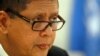 United Nations Special Rapporteur on North Korea, Marzuki Darusman delivers his report to the Human Rights Council at the United Nations in Geneva, Mar. 11, 2013.