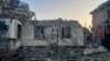 A view shows a damaged house following what local authorities called a Ukrainian military strike, in the town of Sudzha in the Kursk region, Russia, in this handout image released Aug. 6, 2024. (Acting Governor of Russia's Kursk region Alexei Smirnov Telegram/Handout via Reuters)