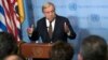 United Nations Secretary-General Antonio Guterres speaks to reporters during a news conference, Feb. 1, 2017, at U.N. headquarters in New York.