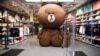 2020年3月18日纽约时代广场附近一家商店。