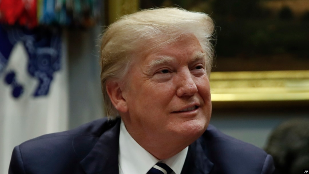FILE - President Donald Trump speaks in the Roosevelt Room of the Washington, Jan. 11, 2018.