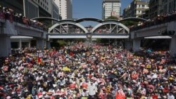 VOA Asia - Another mass rally against the Myanmar coup